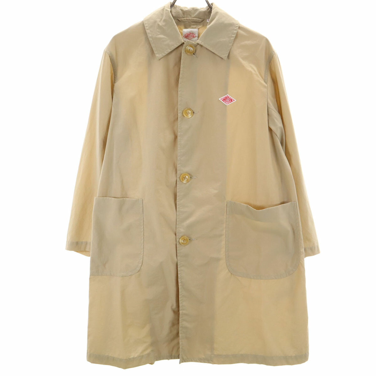 未使用品！！ DANTON beams 別注 ステンカラーコート 38 ベージュ 未使用品！！ DANTON beams 別注 ステンカラーコート 38 ベージュ