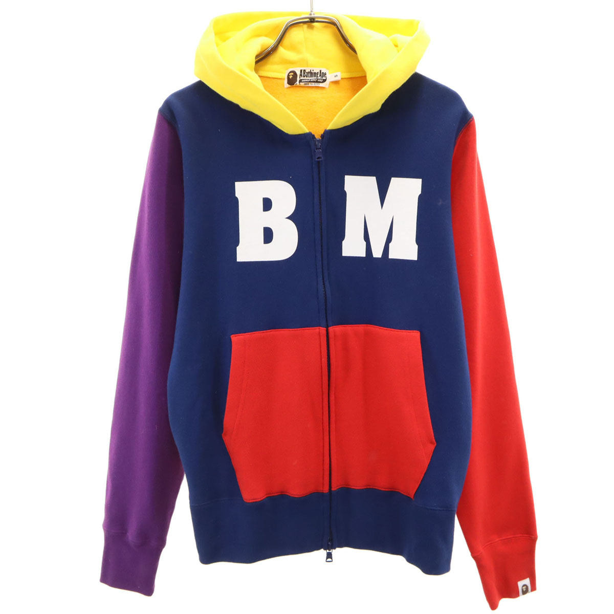 楽天市場】アベイシングエイプ ジップパーカー XS ブルー系 A BATHING