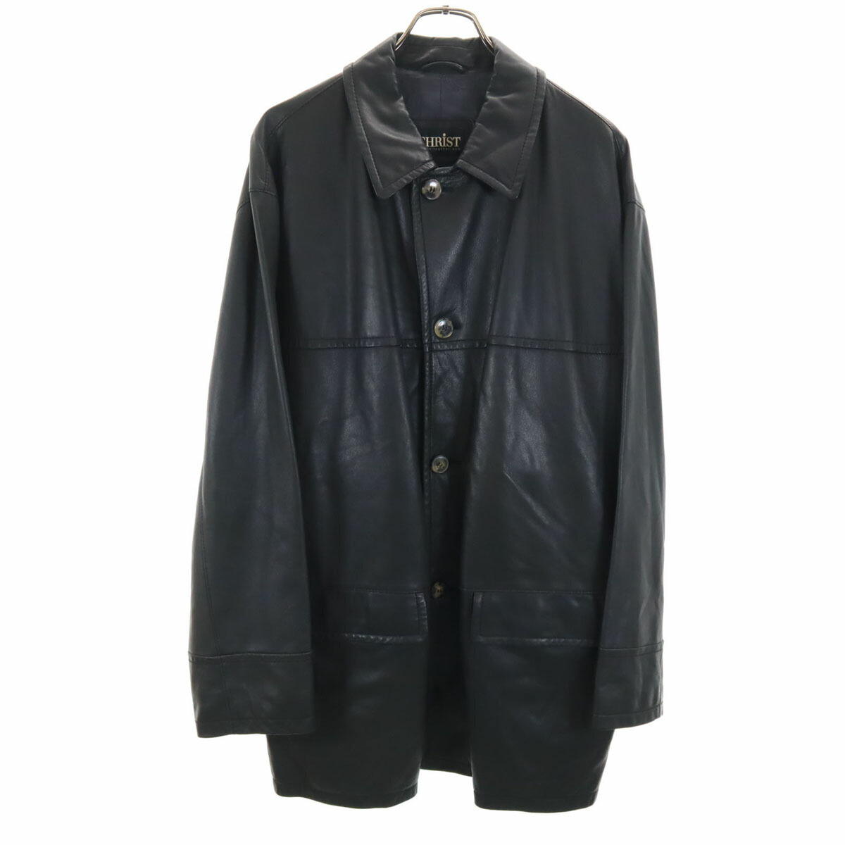 楽天市場】古着 テンカラット 羊革 レザージャケット M ブラック 中綿