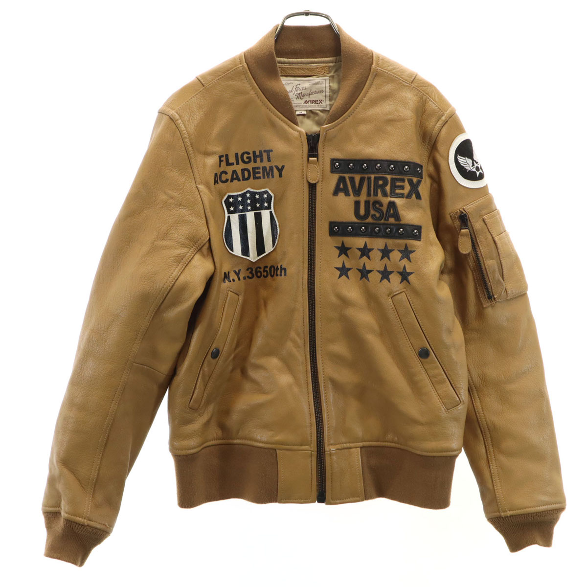 よしけ　アヴィレックス　ライダースジャケット　タイガーシャーク　М よしけ様専用 アヴィレックス ライダースジャケット タイガーシャーク