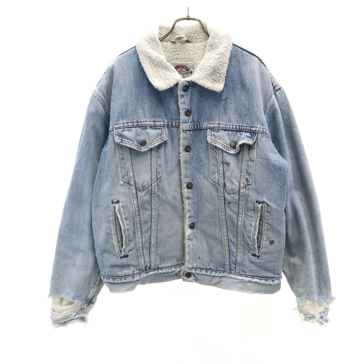 【中古品】HUGOBOOS ボアデニムジャケット ブルゾン 楽天市場】80's ビンテージ ☆ LEVIS リーバイス 71605-0213 デニム