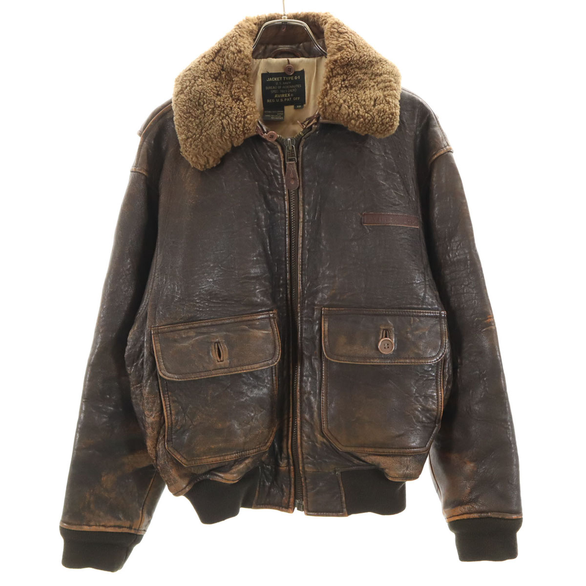 楽天市場】80s USA製 AVIREX G-2 フライト ジャケット メンズ L 程/ 80