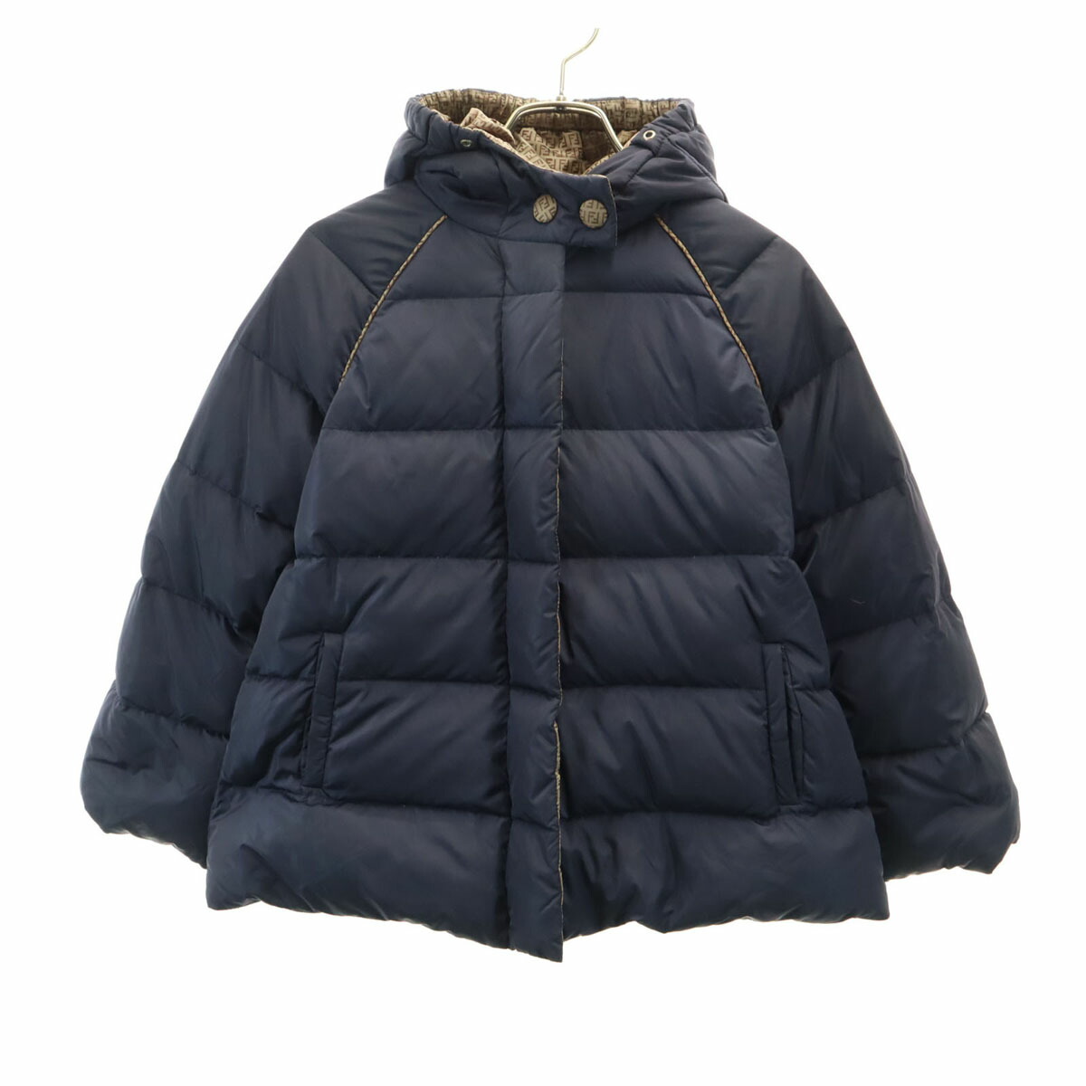 FENDIフェンディ ズッカ柄　ジャケット ブルゾン FENDI♡フェンディ ズッカ柄 コート ブルゾン リバーシブル フード付き