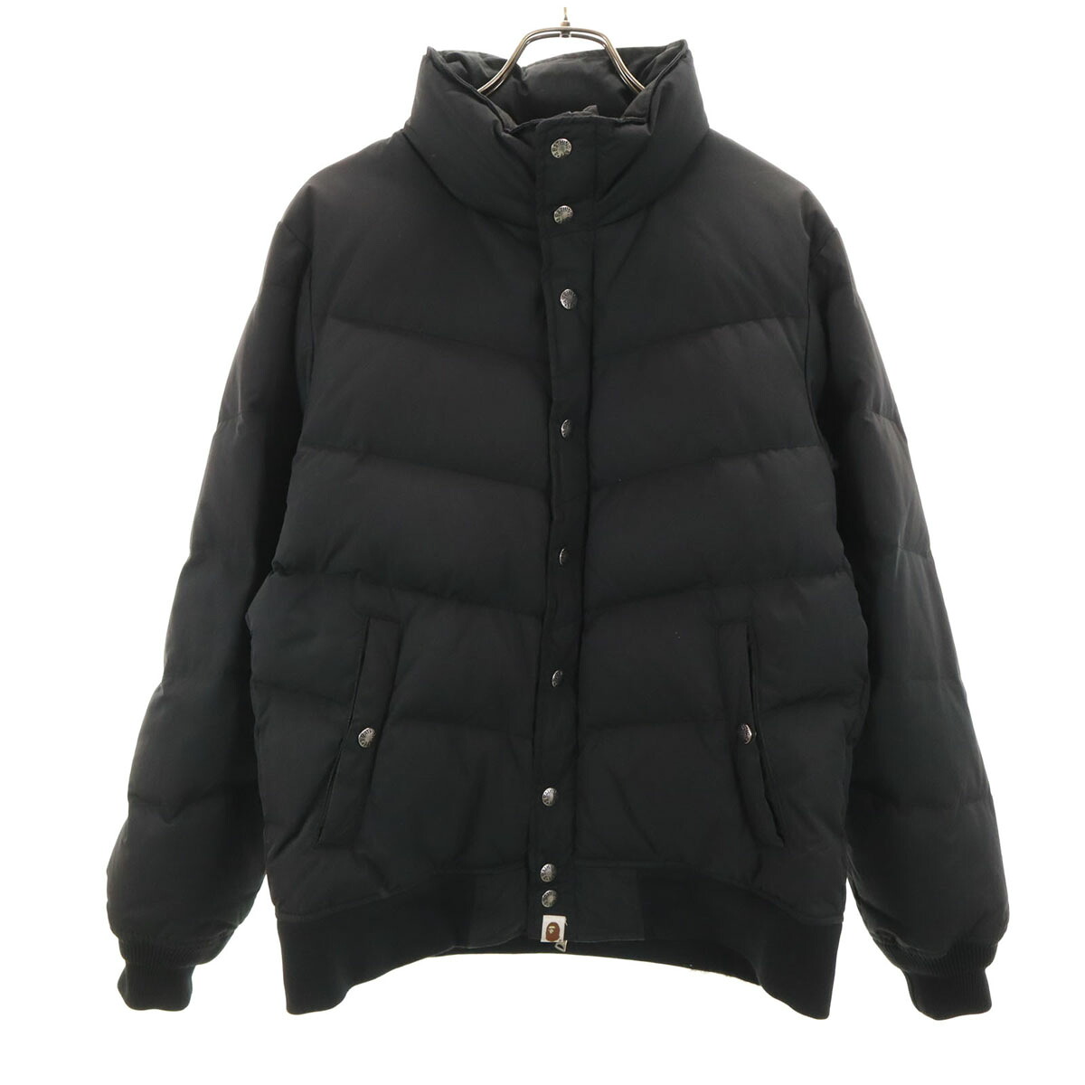 古着 BAPE ベイプ ダウンジャケット M ブラック メンズ 【中古】｜Bellis