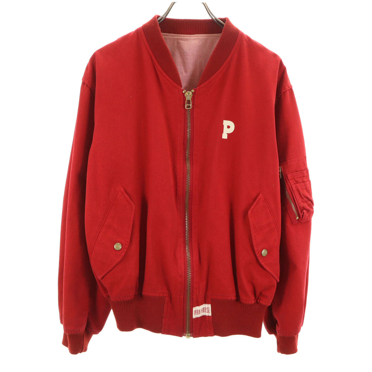 超希少 ヴィンテージ PINK HOUSE ピンクハウス MA-1 牛革 L 超希少