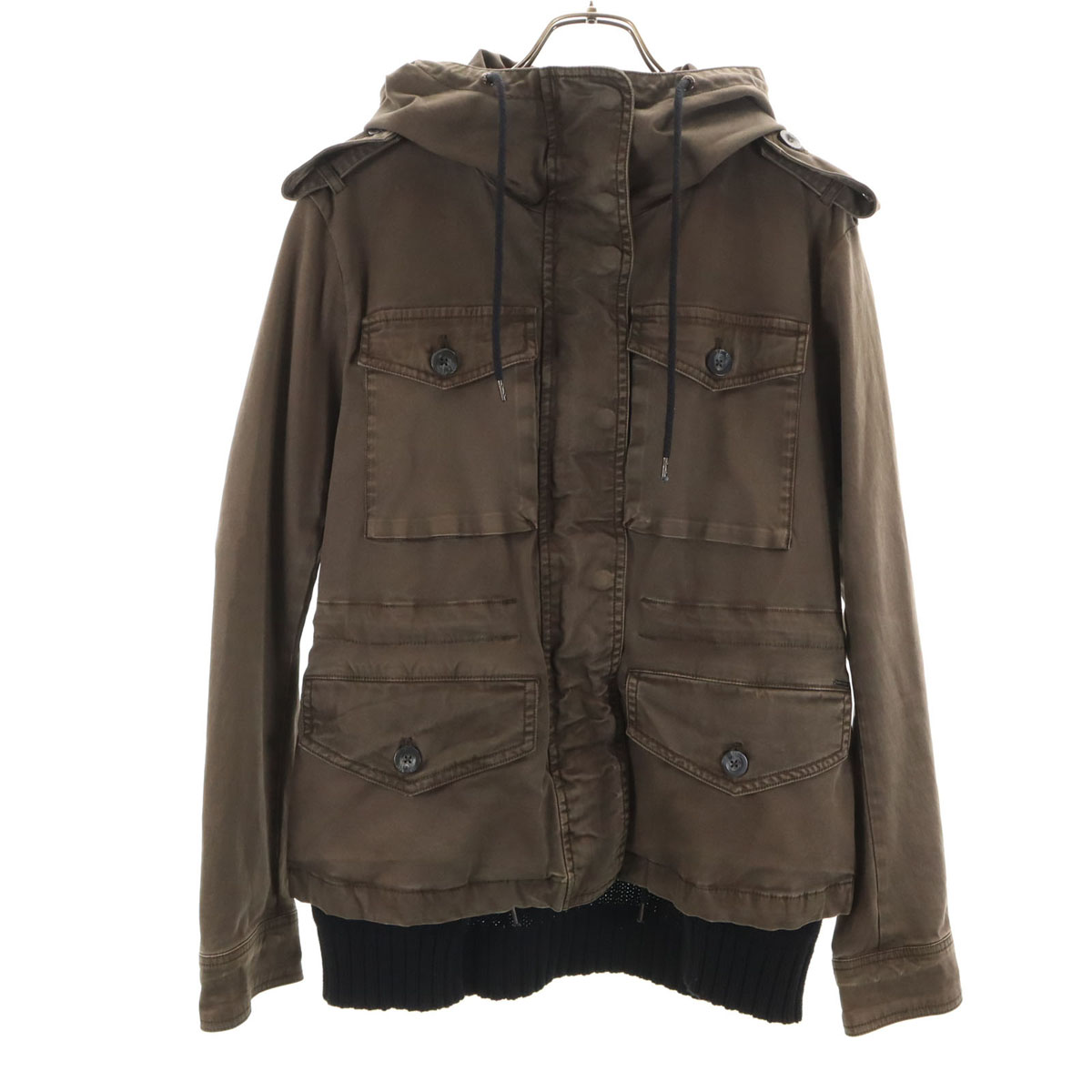 楽天市場】古着 DIESEL ディーゼル ミリタリージャケット XS カーキ