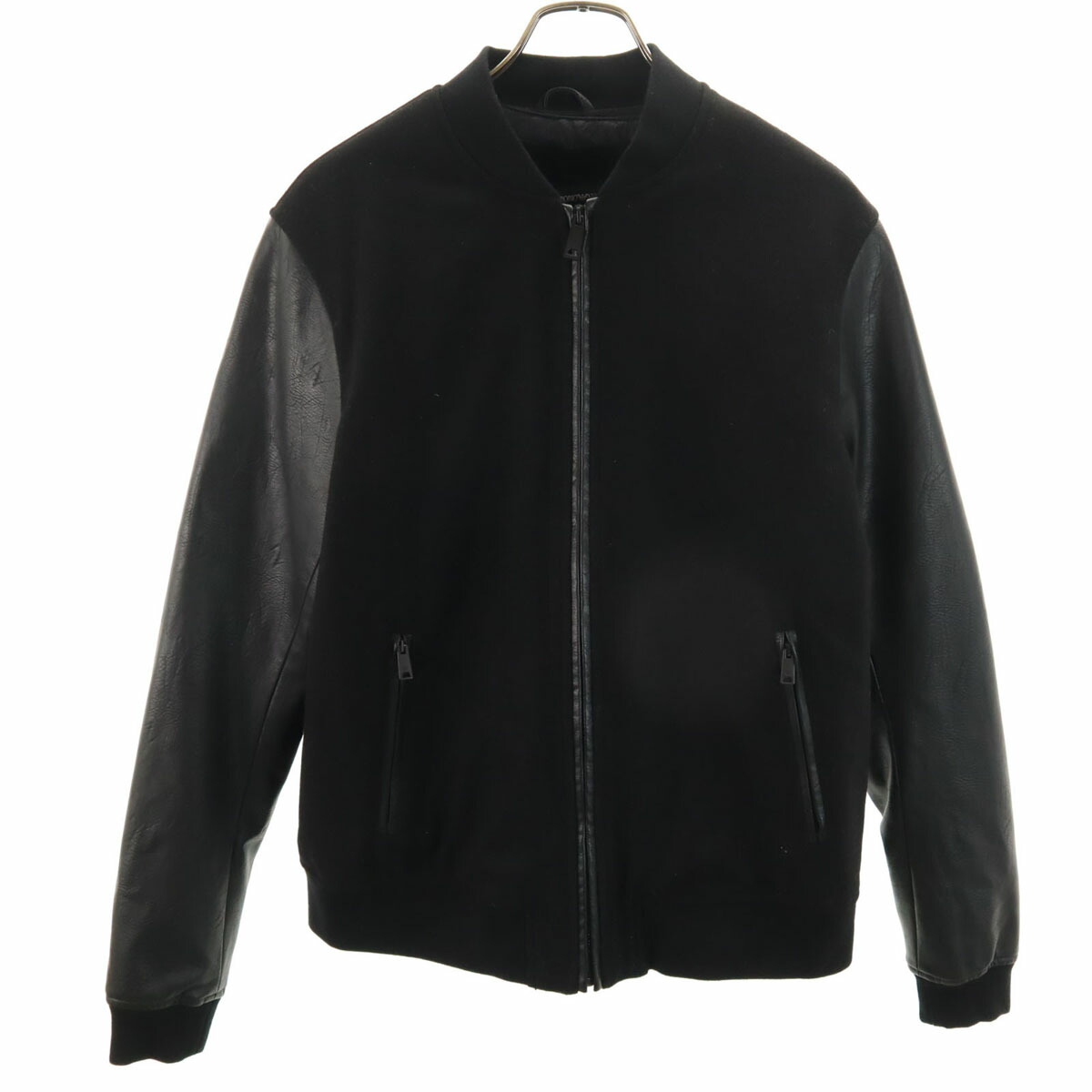古着 Emporio Armani エンポリオアルマーニ うしろ側ロゴタイプ スタジャン 16A 黒いこと 上衣 キッズ 【中古】 【PD】