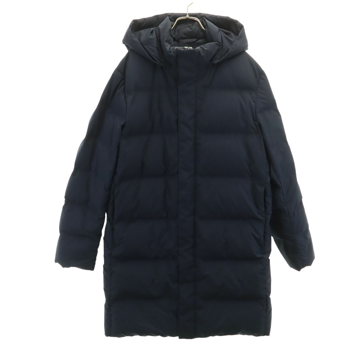 楽天市場】古着 UNIQLO ユニクロ シームレス ダウンコート L ネイビー 
