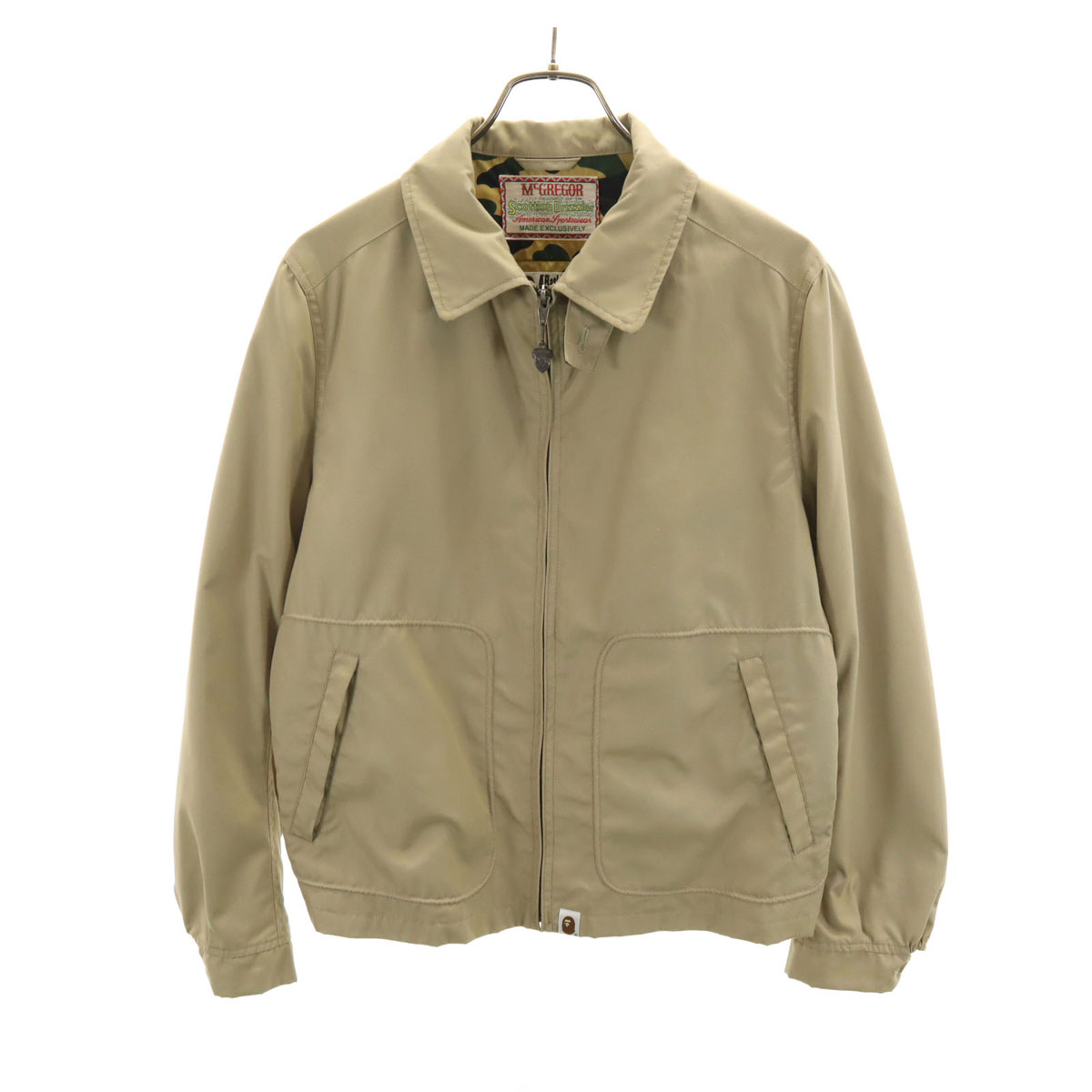 古着 A BATHING APE アベイシングエイプ McGREGOR マックレガー 二人三脚 日本製 上衣 S ベージュ 上衣 メンズ 【中古】 【PD】