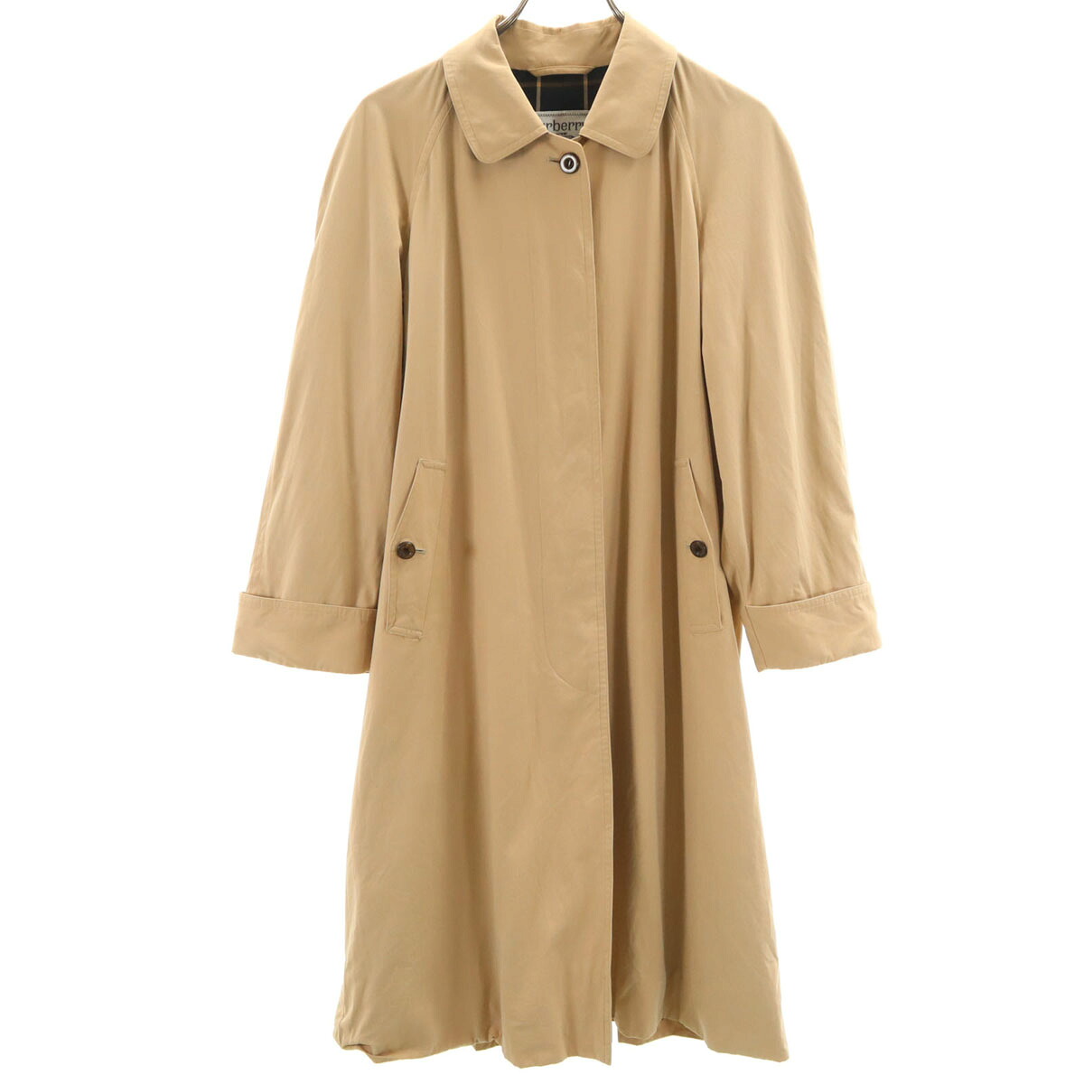 古着 Burberrys バーバリーズ 90s オールド ステンカラーコート 7AP ベージュ レディース 【中古】