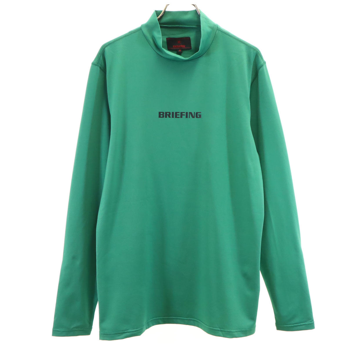 古着 BRIEFING ブリーフィング 日本製 長袖 ハイネック ウェア M グリーン メンズ 【中古】|Bellis