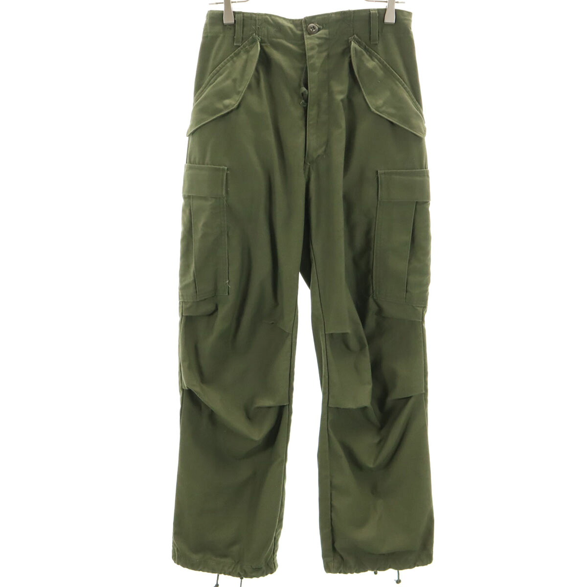 古着 US ARMY 亜米利加軍 70s ヴィンテージ M65 DLA カーゴパンツ XS カーキ ミリタリー メンズ 【中古】 【PD】