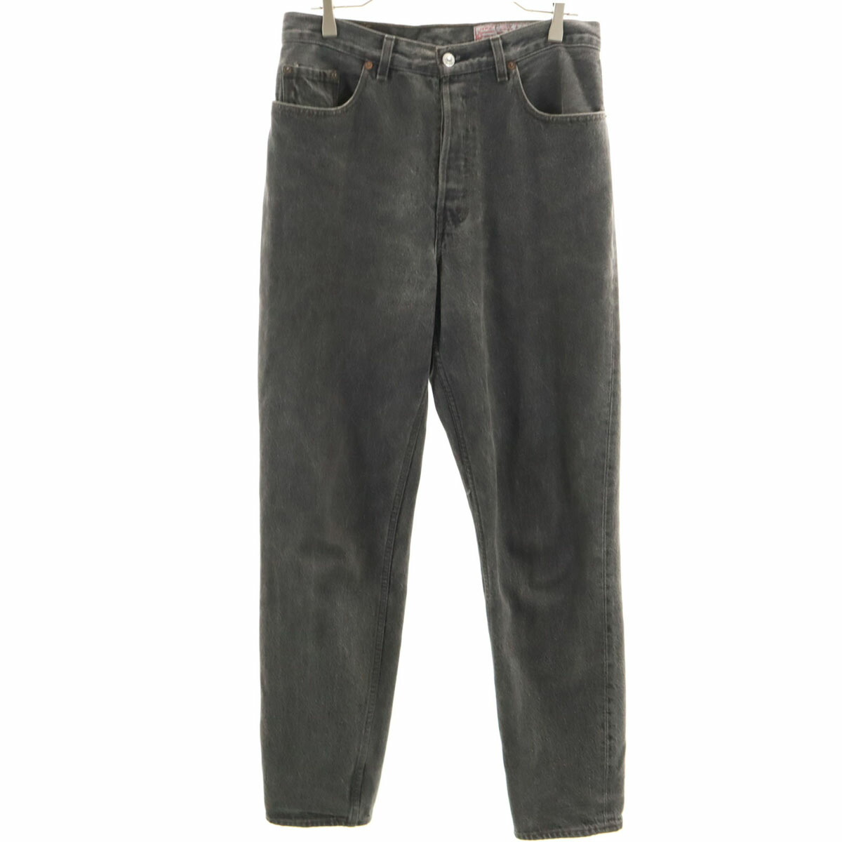 古着 Levi\u0027s リーヴァイズジーンズ 80s 901 フランス共和国製 年寄りの ユーロ テーパードデニムパンツ W33 黒いこと系 デニム レディース 【中古】 【PD】