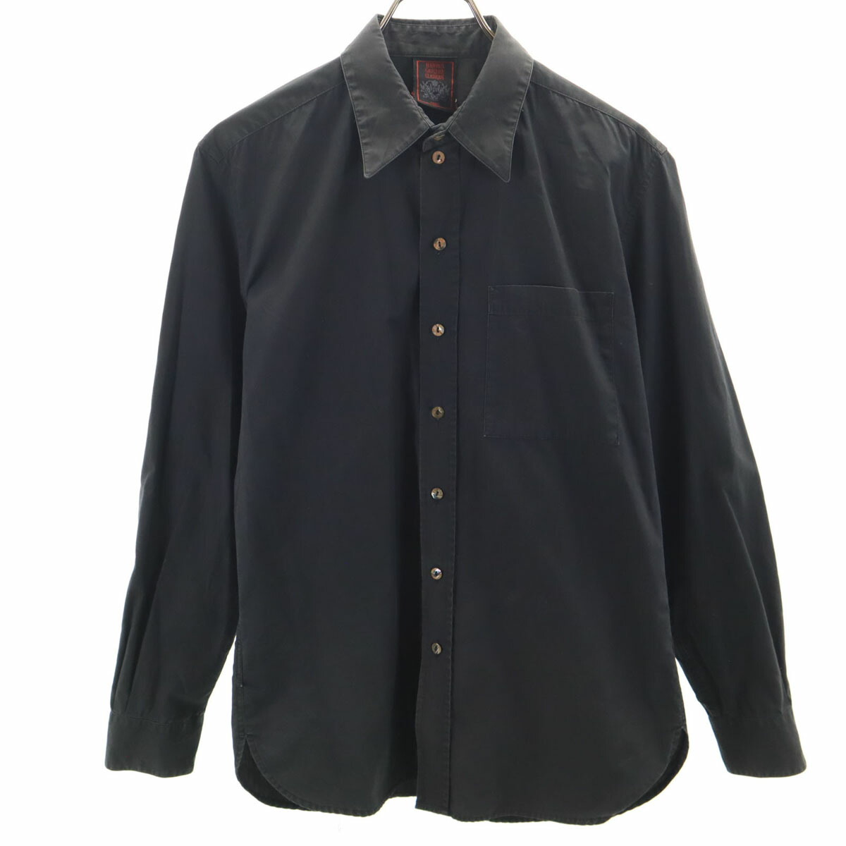 古着 Jean Paul GAULTIER CLASSIQUE ジャンポールゴルチエクラシック 長袖 綿織物プルオーバー 40 黒いこと レディース 【中古】