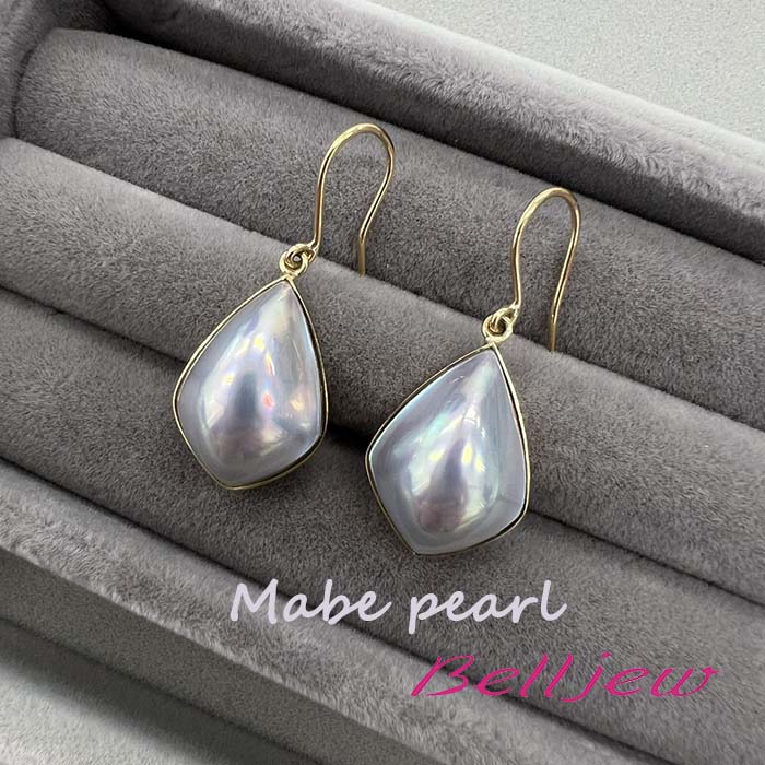 特価出品　テリが強い　奄美大島産　マベパール　12-13mm K18ピアス 楽天市場】【送料無料】K18 奄美大島産 マベパール (プティ ハート