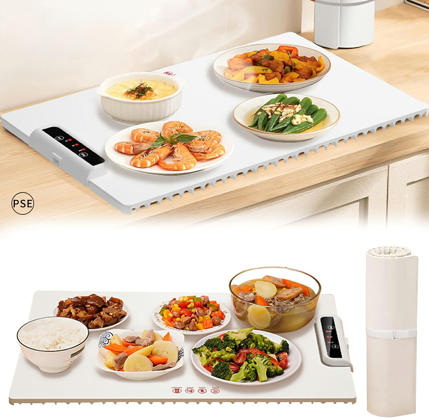 【楽天市場】\SS最大70%OFF★実用的なプレゼント／ 最後まで温かいまま美味しく ホットプレート 食品保温プレート 食品用電気保温トレイ ...