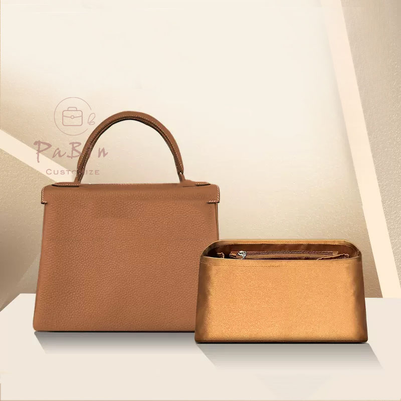 楽天市場】バッグインバッグ Hermes Victoria対応 軽量 自立 高級絹