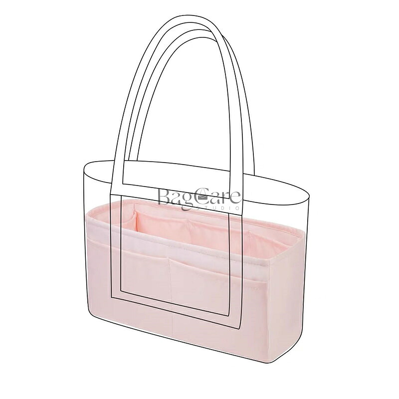 バッグインバック 下着類御徒面子 Hermes Cabasellier31/46相応う 御前上等絹 繻子 トートバッグ カスタマイズ  定制 カスタマイズ  BagCare