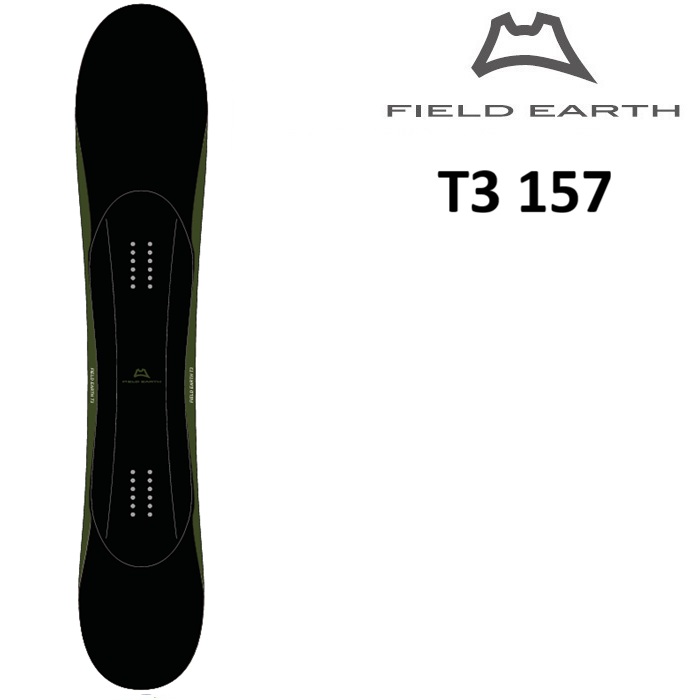 26-27 FIELD EARTH T3 157 活動の領域 地びた スノーボード 板 メンズ 157