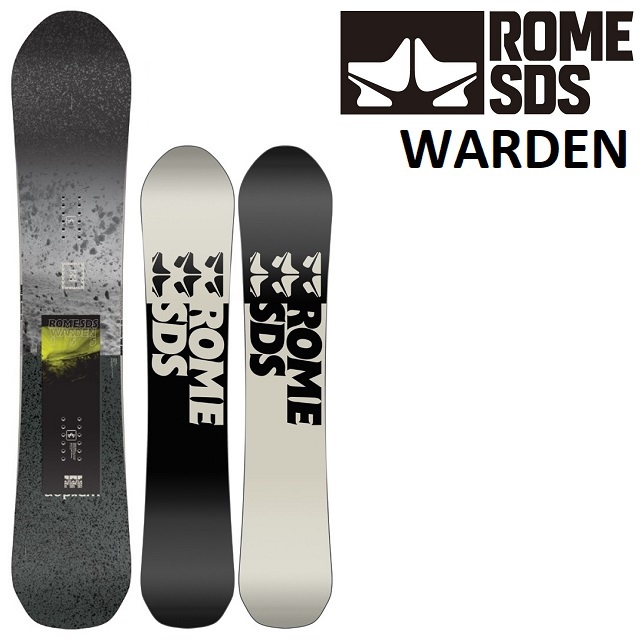 日本産 22-23 ROME SDS WARDEN ローム スノーボード 板 メンズ 149 152