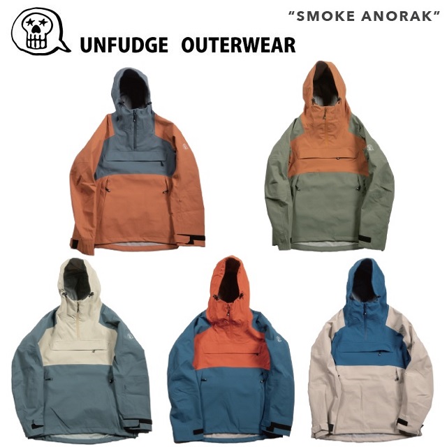 22-23 UNFUDGE アンファッジ SMOKE ANORAK JACKET スモークアノラック ジャケット ウエア メンズ レディース  スノーボード 話題の行列