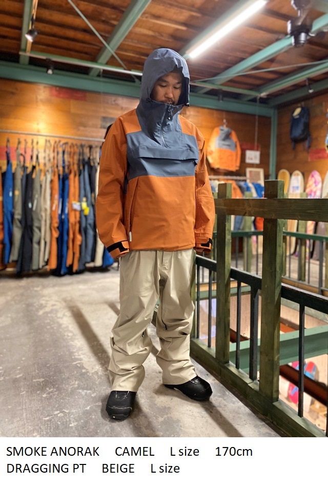 22-23 UNFUDGE アンファッジ SMOKE ANORAK JACKET スモークアノラック ジャケット ウエア メンズ レディース  スノーボード 話題の行列