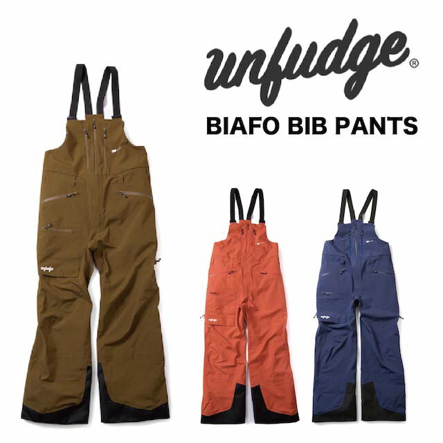 新品本物】 23-24 UNFUDGE アンファッジ BIAFO BIB PANTS ビアフォ