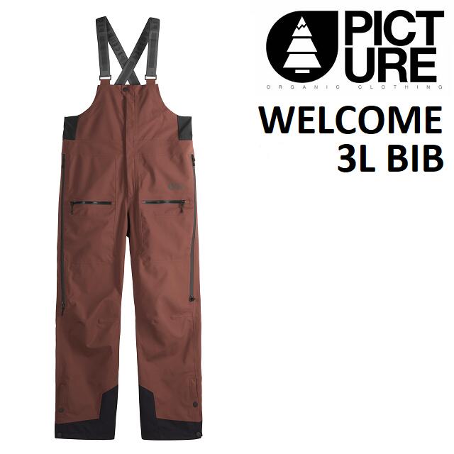 【楽天市場】23-24 PICTURE ピクチャー WELCOME 3L BIB PANTS