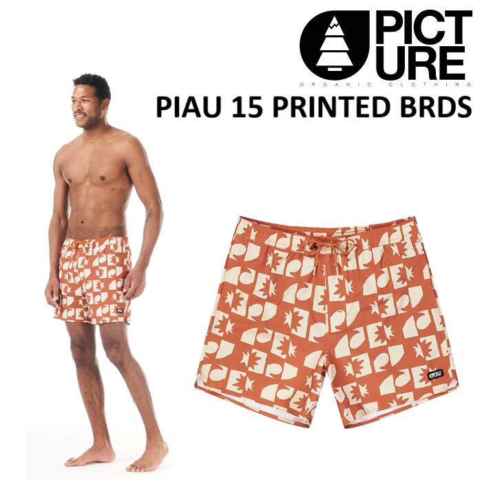 PICTURE ピクチャー PIAU 15 PRINTED BRDS ショートパンツ ボードショーツ サーフトランクス 水着 メンズ｜プロショップ　ベルズ