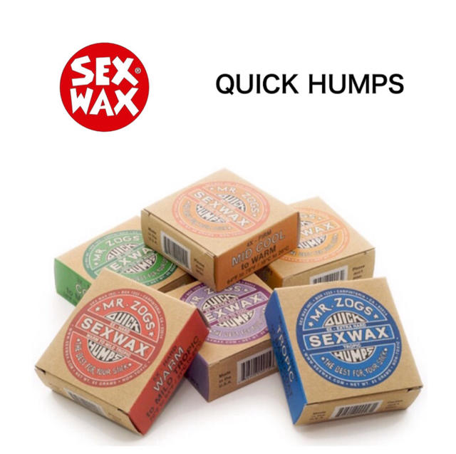 2021新作モデル SEX WAX セックスワックス サーフィン ワックス サーフィン用ワックス サーフワックス QUICK HUMPS クイックバンプス  SEXWAX qdtek.vn