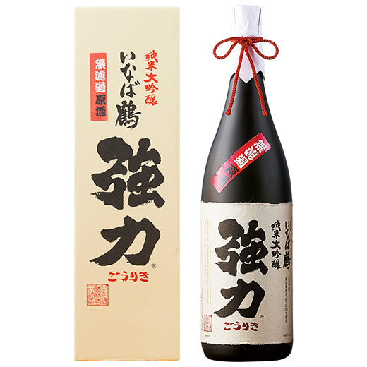 酒 日本酒 純米大吟醸原酒 いなば鶴 純米大吟醸 強力 無濾過 原酒 お中元 敬老の日 父の日 ギフト プレゼント 【7560円(税込)以上で送料無料】