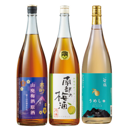 リキュール お酒 梅酒 利酒師厳選 梅酒 原酒 飲み比べ セット 3本組 第3弾 1800ml 3本 一升瓶 ギフト プレゼント 2026 父の日 【7560円(税込)以上で送料無料】