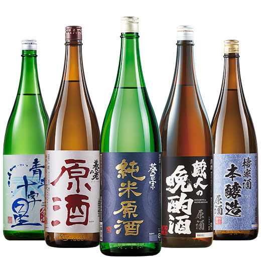 ≪50％OFF≫特割！越乃六蔵晩酌飲みくらべ一升瓶6本組