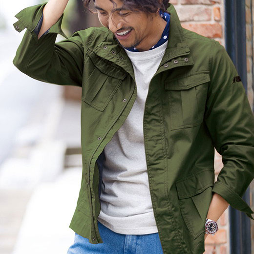 楽天市場 22円offクーポン配布中 ジャケット M L Ll ｋｓｐ ｍ６５タイプジャケット M Ll ベルーナ 40代 50代 60代 メンズ メンズ 紳士 大人 ファッション 春 春服 ベルーナフォーメン アウター 羽織 ベルーナ