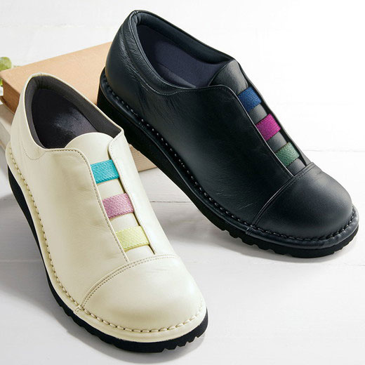シューズ 22 5cm 23 0cm 23 5cm 24 0cm 24 5cm 25 0cm ５ｅ牛革甲ゴムゆったりシューズ 22 5cm 25 0cm ベルーナ Belluna 40代 50代 60代 ミセス 大人 ファッション レディース 夏 夏服 最大 オフ