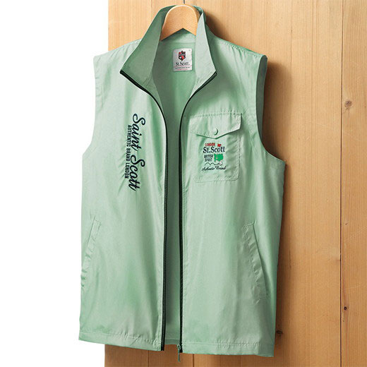 【クーポン配布中】ベスト　S　M　夏服　アウター　ギフト　ブランドデザイン裏メッシュベスト(S〜LL)　メンズファッション　大人　60代　50代　ベルーナ　紳士　40代　メンズ　父の日　L　羽織り　LL　メンズライフ