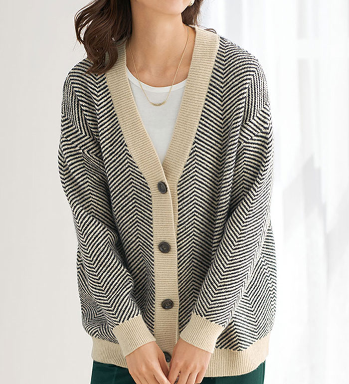 楽天市場】ニットトッパー ウールカシミヤリブ使いロング