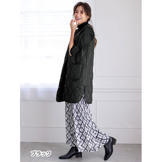 マーケット ベスト M L Ll 3l エコ素材 カポック混ロングベスト M 3l ベルーナ 40代 50代 60代 レディースファッション レディース ミセス 大人 Ranan ラナン 秋 冬 秋服 冬服 アウター Batesmartin Com