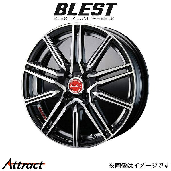 ブレスト ユーロスポーツレグルス A1 アルミホイール 1本 フリードスパイク GB3(16&times;6J 4-100 INSET48 メタルブラックポリッシュ)BLEST｜Attract