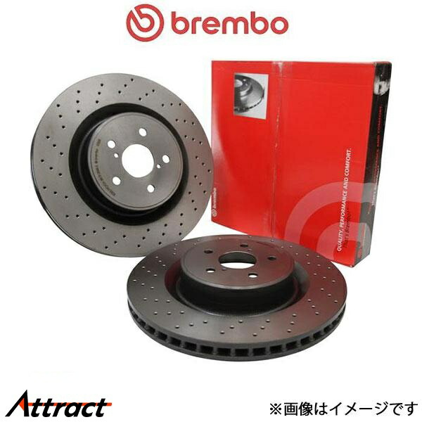 ブレンボ エクストラ ブレーキディスク フロント左右セット X117(CLA Shooting Brake) 117942 09.B344.4X Brembo ローター
