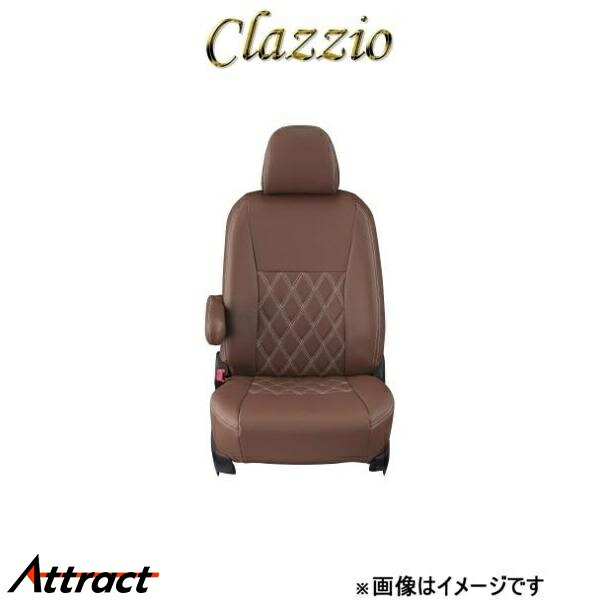 クラッツィオ シートカバー クラッツィオダイヤ(ブラウン×アイボリーステッチ)ポルテ NCP145 ET-1110 Clazzio