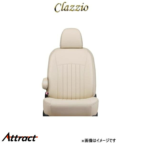 クラッツィオ シートカバー クラッツィオライン(アイボリー&times;ブラウンステッチ)ビアンテ CCEAW/CCEFW/CC3FW EZ-0735 Clazzio｜Attract
