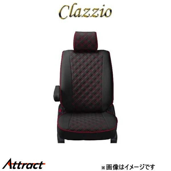 クラッツィオ シートカバー キルティングタイプ(ブラック×レッドステッチ)ポルテ NCP145 ET-1110 Clazzio