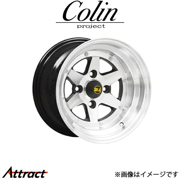 コーリン ロンシャン XR-4 アルミホイール 4本(14×8.0J 4H-114.3 INSET-13 ブラックポリッシュ)XR-41480K COLIN LONGCHAMP XR-4 旧車