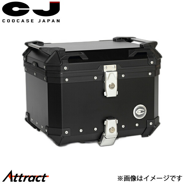 クーケース Q1 アルミ製トップケース ブラック CCX450B COOCASE バイク用品