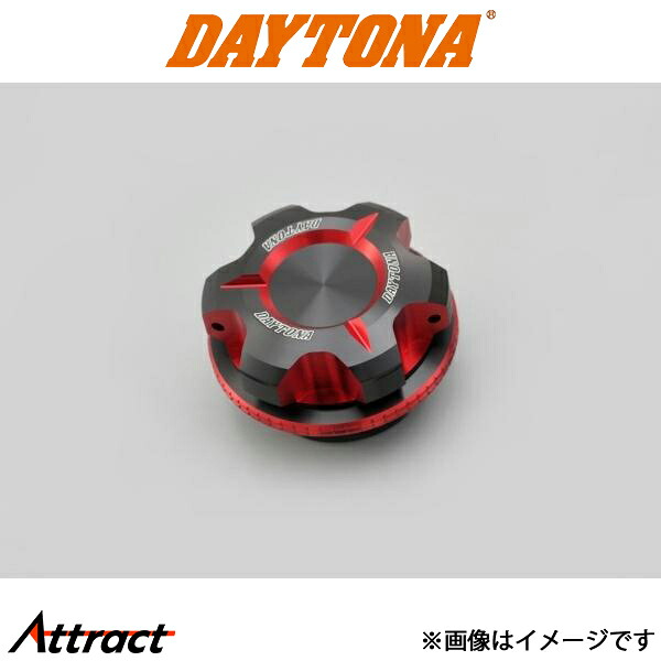 デイトナ バイク用 PREMIUM ZONE オイルフィラーキャップ レッド バイク 91910 DAYTONA