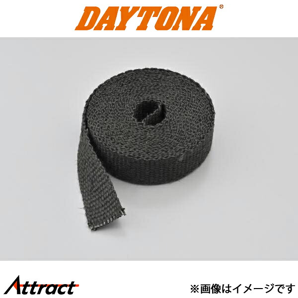 デイトナ バイク用 サーモプロテクトラップ グラファイト 25mm×4.5m 黒 93660 DAYTONA