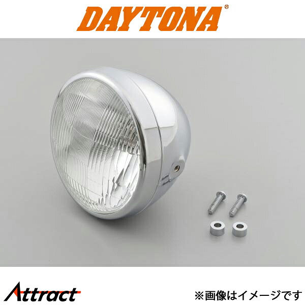 デイトナ バイク用 ビンテージヘッドライト クロームメッキ バイク用品 95635 DAYTONA