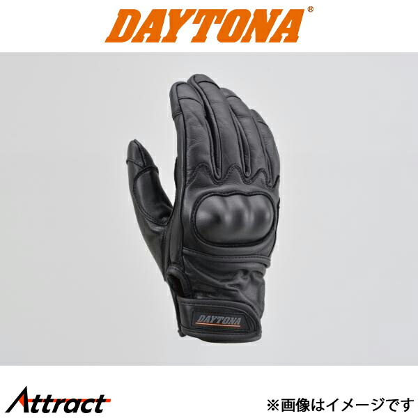 デイトナ バイク用 HBG-110 カウレザープロテクターグローブ　ブラック 17754 DAYTONA