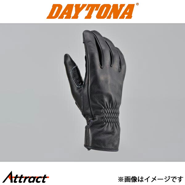 デイトナ バイク用 HBG-039内縫いガンカットロング ブラック バイク用品 96838 DAYTONA
